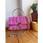 Mályva plüss táska