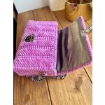 Mályva plüss táska