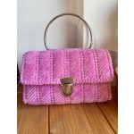 Mályva plüss táska