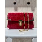 Bordó-arany karácsonyi táska